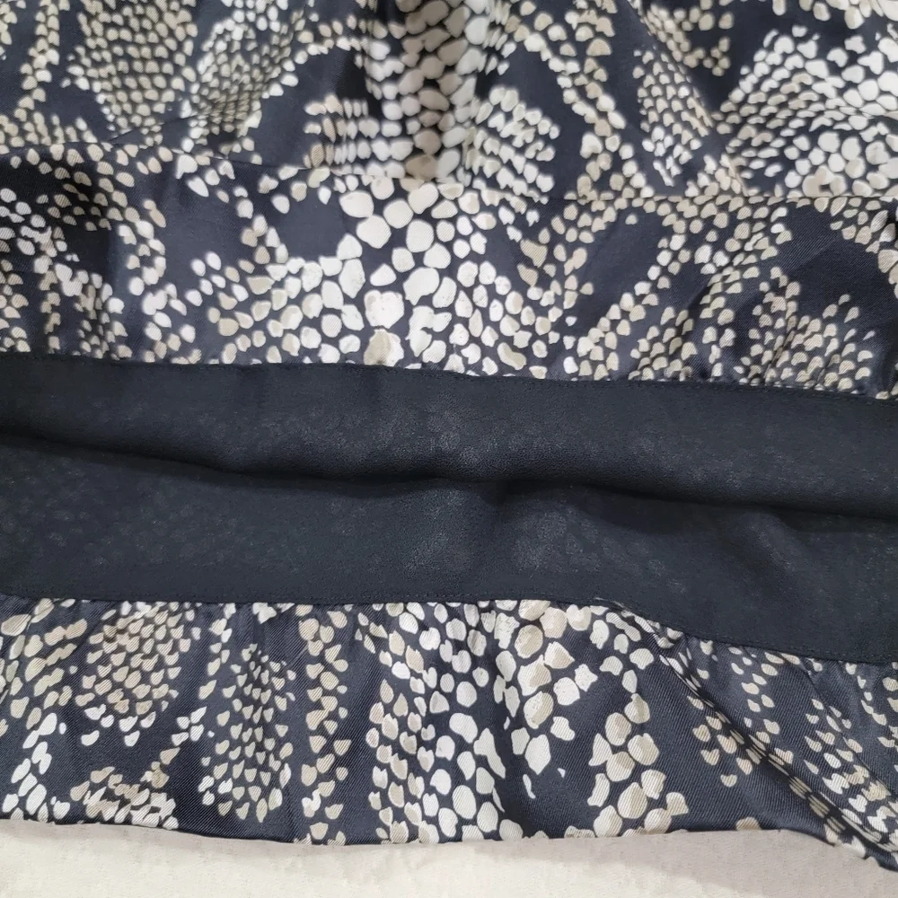 NEW INC International Concepts Snakeskin Print Silk Skirt Size 2P Petite